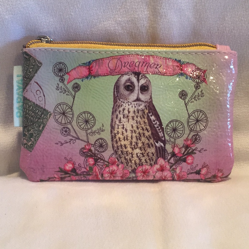 Papaya owl dreamer wallet coin purse